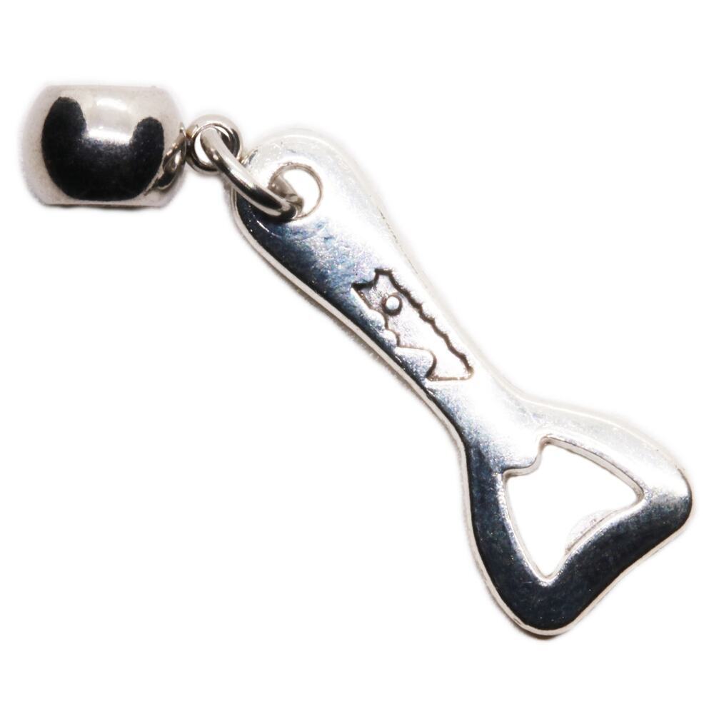 Fake Bottle Opener Metal Charm, Fake Bottle Opener Accessory (not functional)